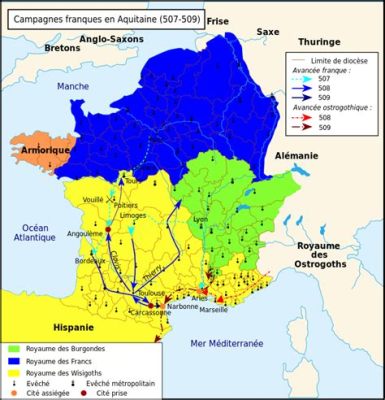 La Batalla de Vouillé: Conflicto franco-visigodo y auge del reino franco